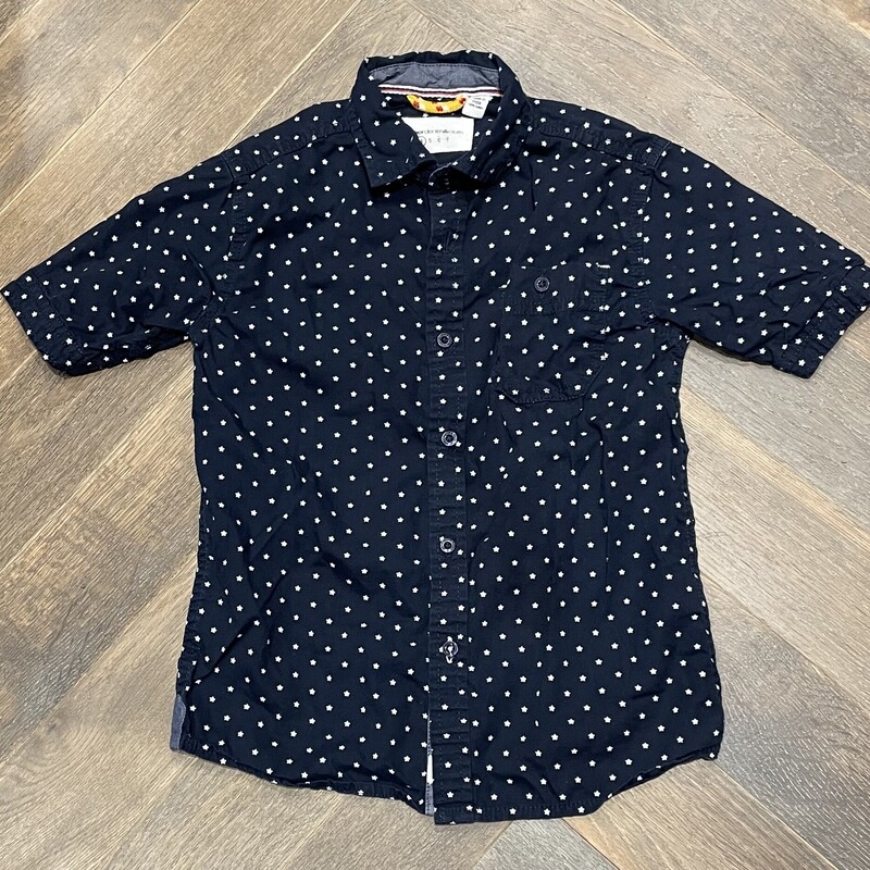 Paper Denim & Cloth Shirt, Navy, Size: 4Y