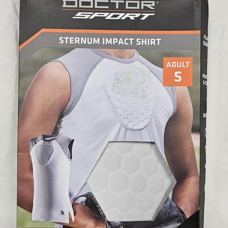 Shock Doctor Sternum Impact Shirt, Apparel, Size: Adult S