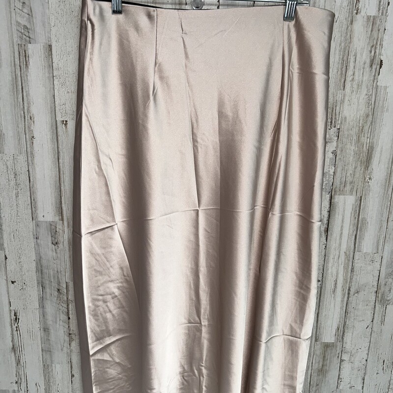 XL Gold Satin Skirt