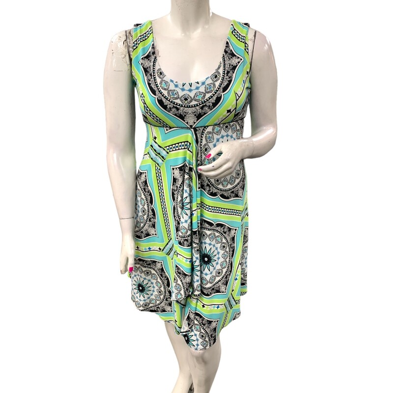 Eva Varro Dress, Multi/gr, Size: XL