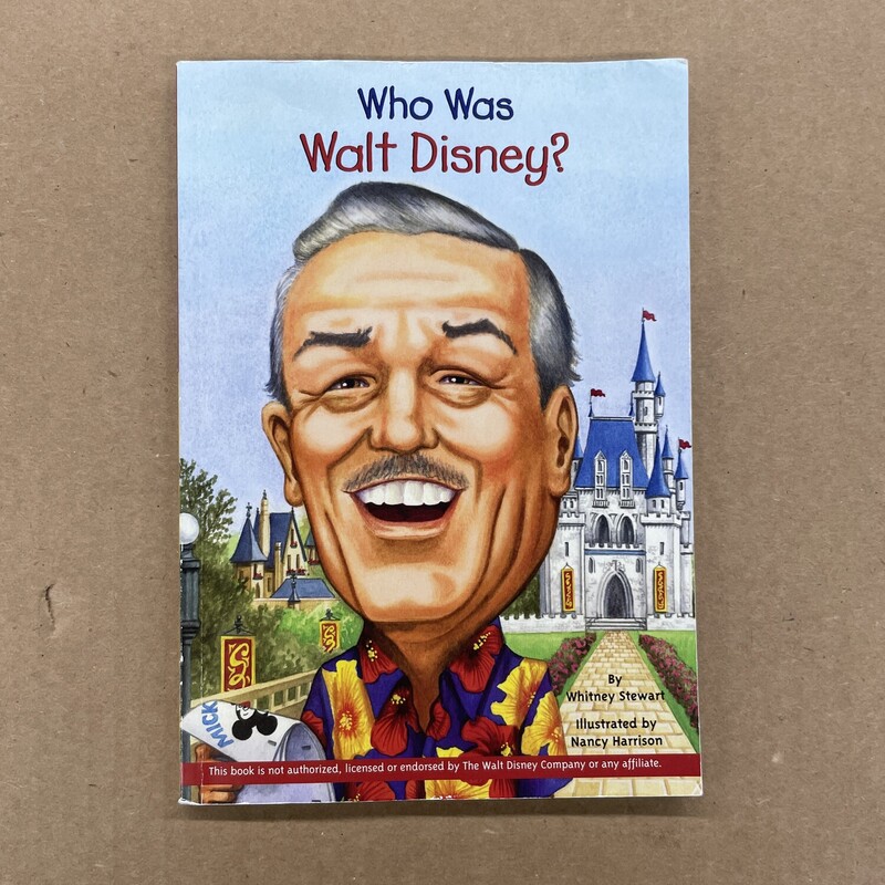 Who Was Walt Disney, Size: Chapter, Item: Paperbac
