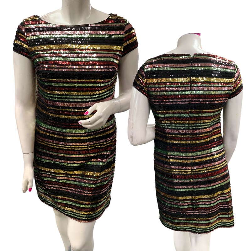 Vince Camuto Dress S12, Multi, Size: L