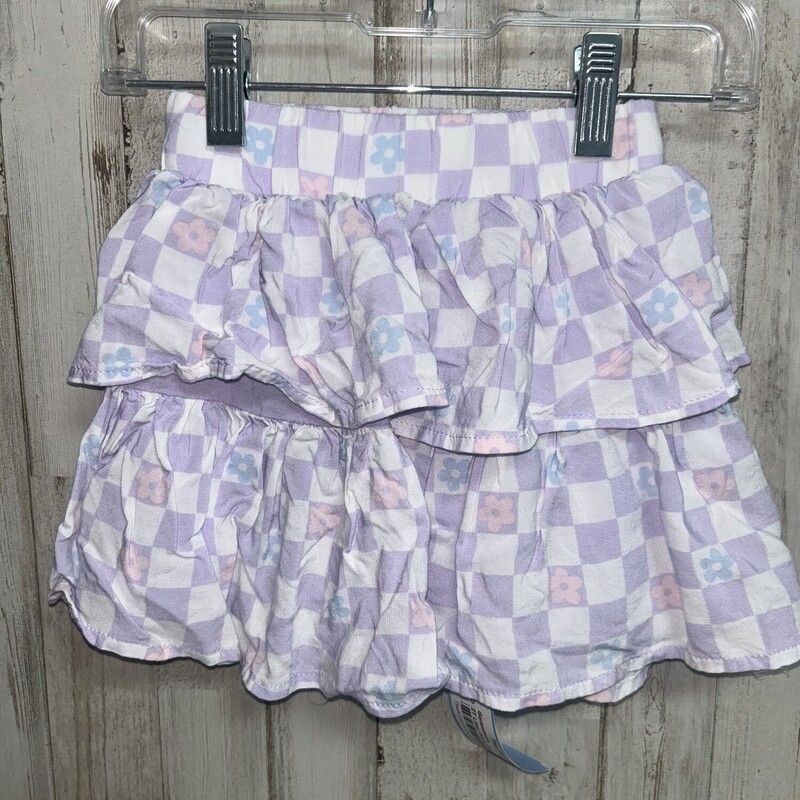 2T Lilac Print Skirt, Purple, Size: Girl 2T