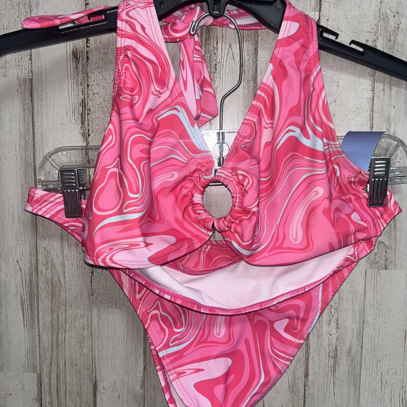 M 2pc Pink Swirl Swim Set, Pink, Size: Ladies M