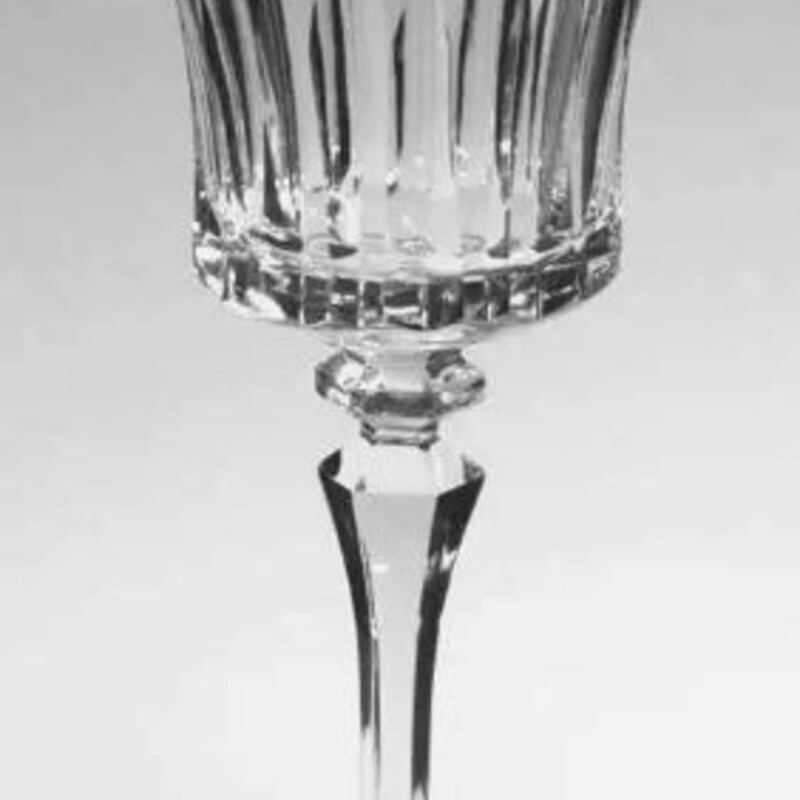 Set of 6 Tiffin Franciscan Melissa Wine Goblets
Clear Size: 3 x 6.5H