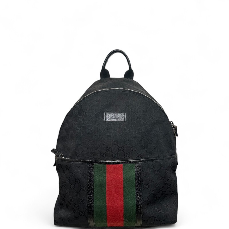 Gucci Web Canvas Backpack
Black
Code: 190278 204046