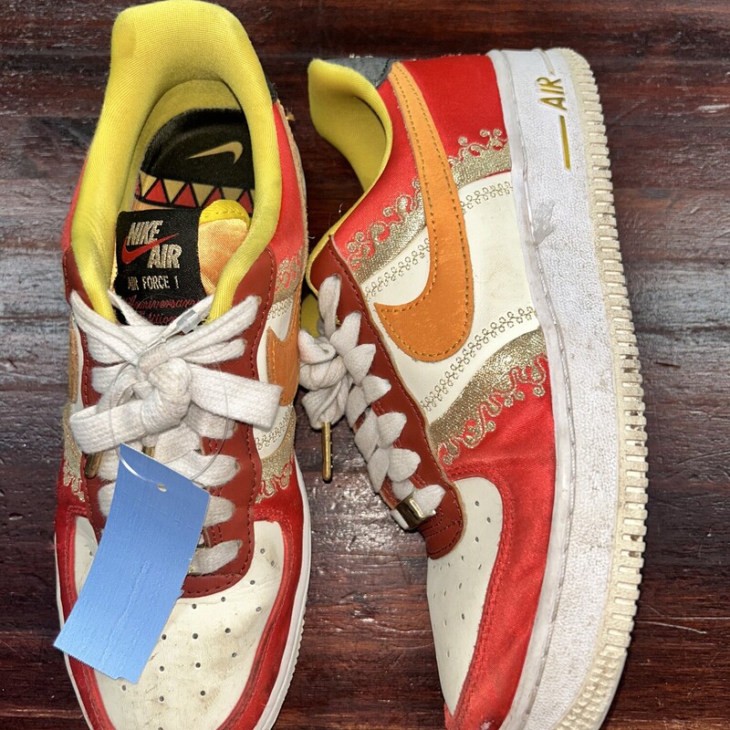 A7 Red Printed Air Forces