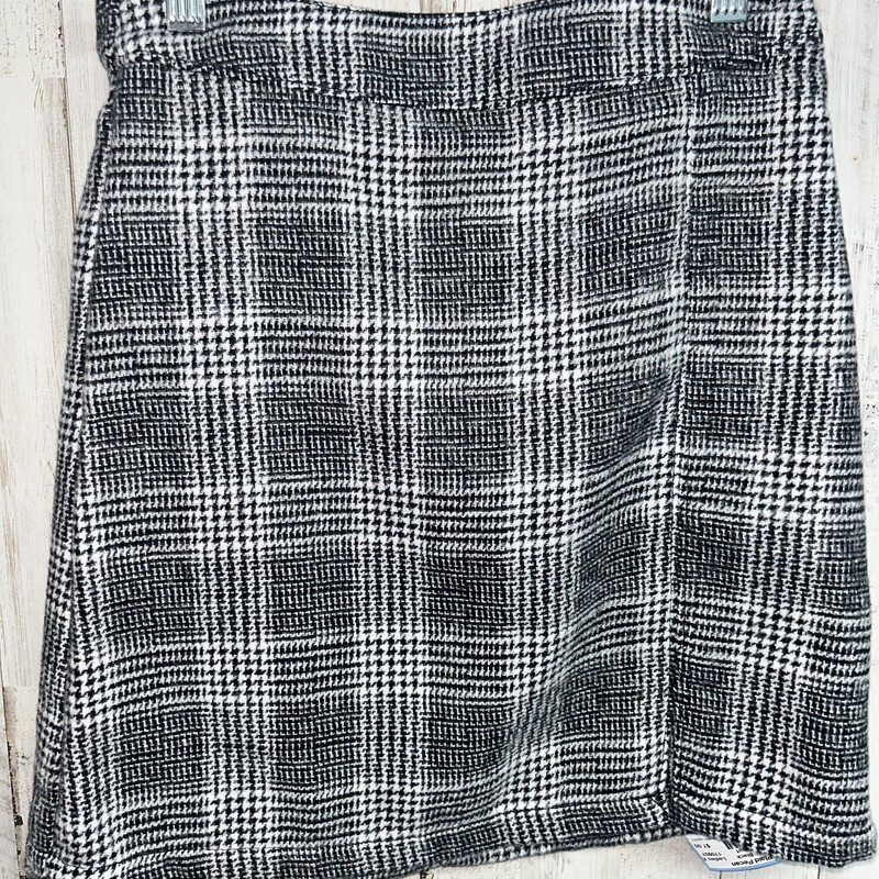 XS Black Printed Skirt