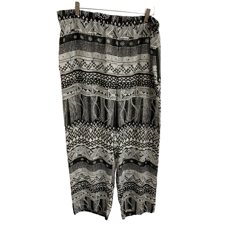 Pants Cover Up, Blk/whie, Size: XL