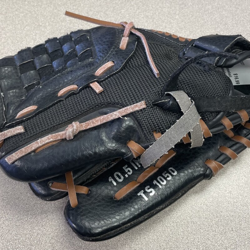 Adidas Baseball Glove, Black, Size: 10.5 Inch