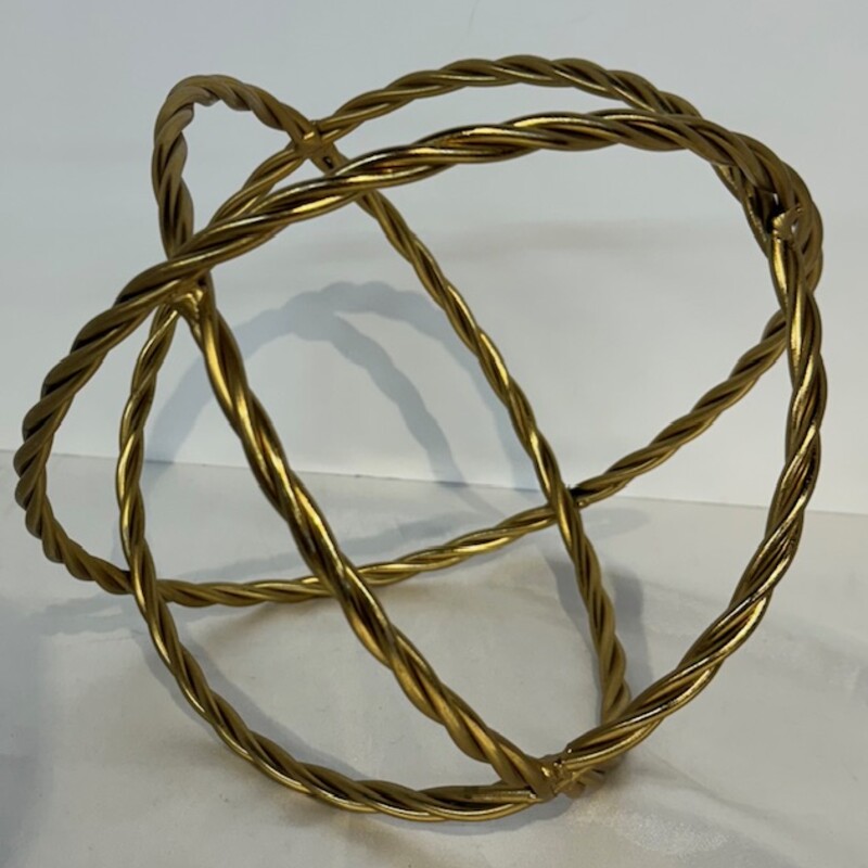 Twist Metal Decor Ball
Gold, Size: 8x8H