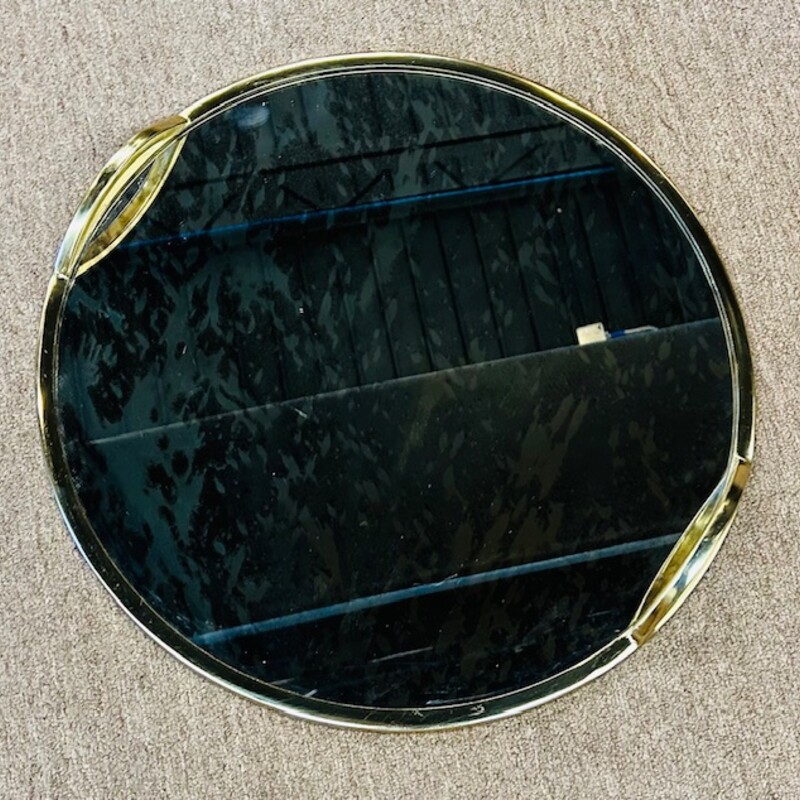 Mirrored Metal Round