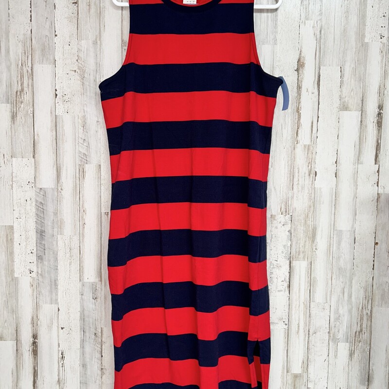 XL Red/Navy Stripe Dress