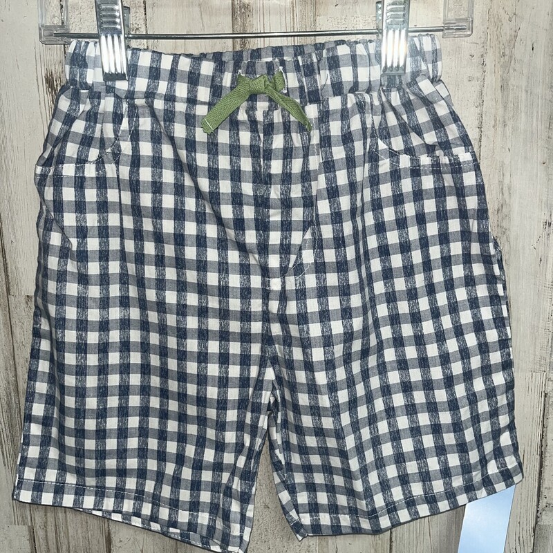 4/5T Blue Plaid Shorts