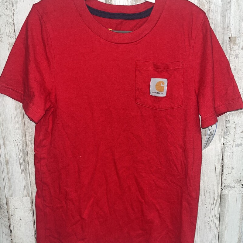 7 Red Pocket Tee