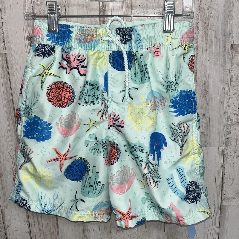 8 Mint Reef Swim Shorts