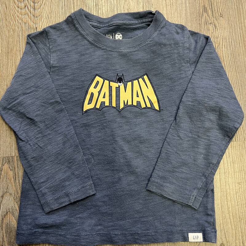 Gap DC LS Tee, Blue, Size: 3Y