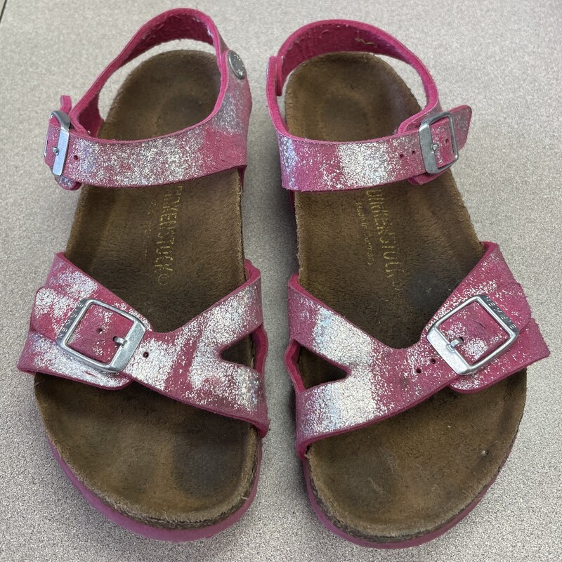 Birkenstock Sandals, Pink/sil, Size: 2Y