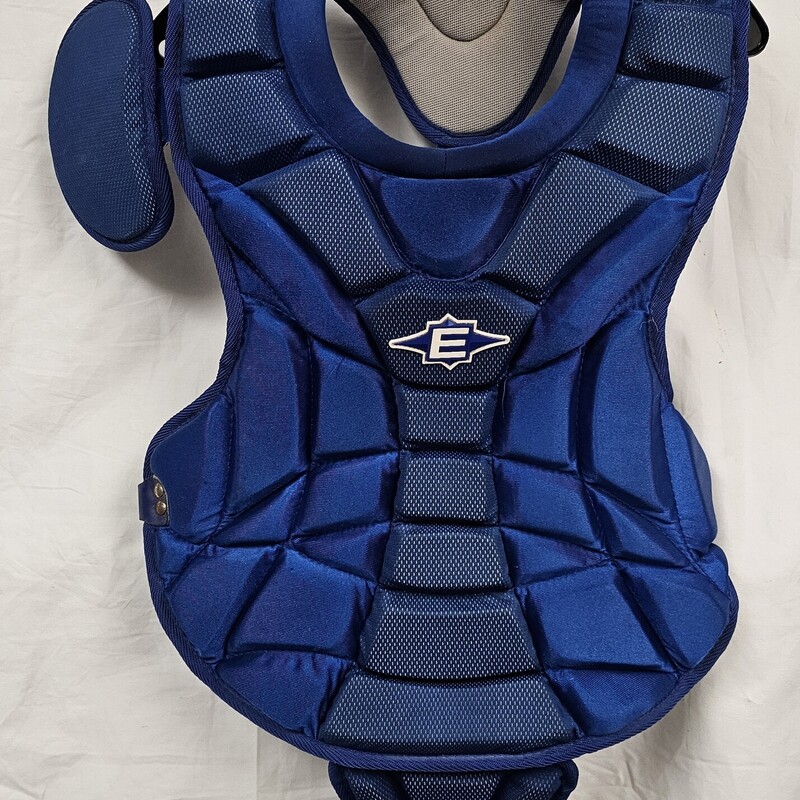 Easton Catchers Chest Protector, Royal, Size: 15in. Ages 9-12, pre-owned