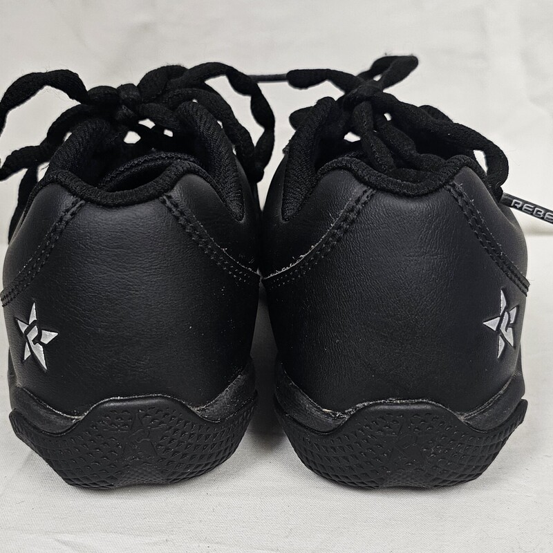 Rebel Athletics Rise 2 Cheer Shoes, Size: 3, All Black, pre-owned in great shape!