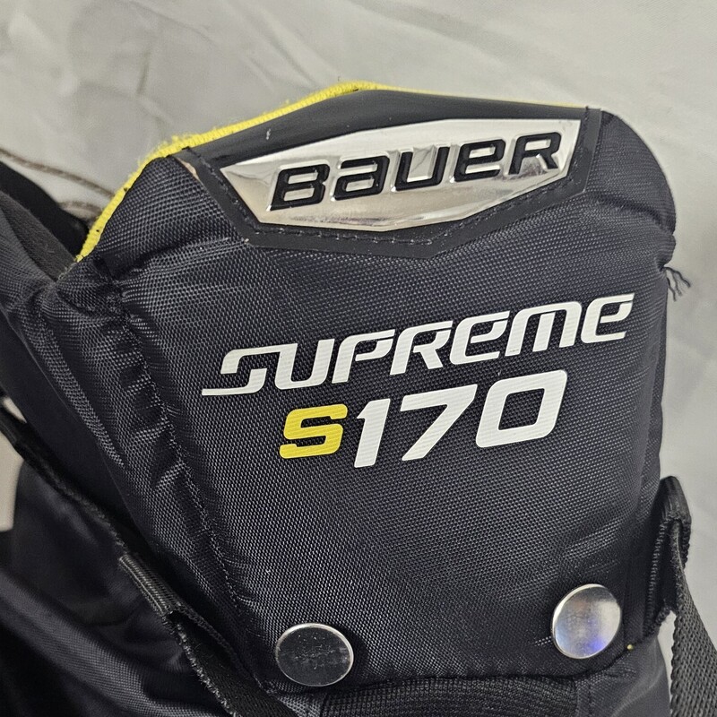 Bauer Supreme S170 Youth Hockey Pants, Black, Size: Yth M, pre-owned