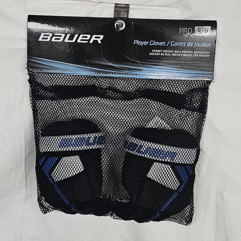 Bauer Pro Street Hockey Dek Hockey Gloves, Size: Junior S, New in Package