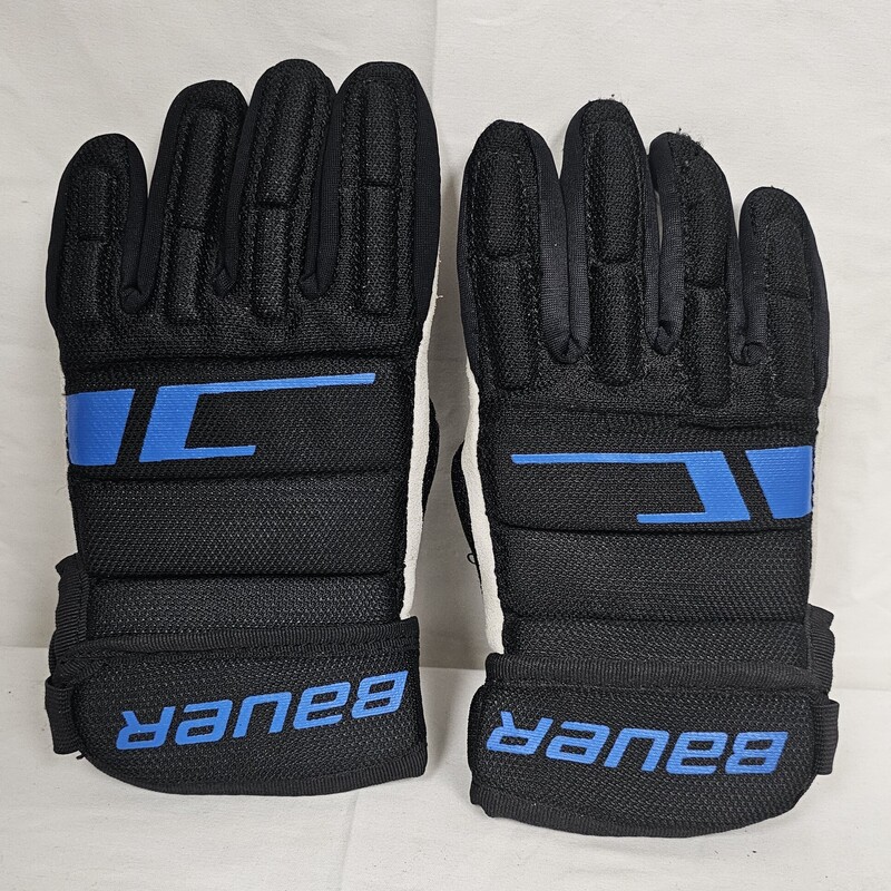 Bauer Performance Street Hockey Dek Hockey Gloves, Size: Junior S, pre-owned in great shape.