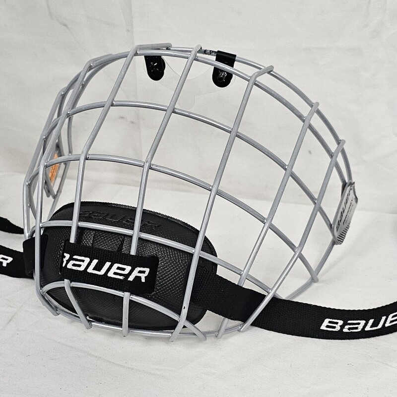 Bauer Prodigy Hockey Helmet Cage, Silver, Size: Youth, pre-owned