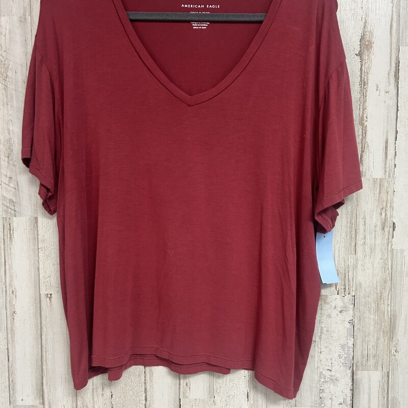 L Red Soft Tee, Red, Size: Ladies L