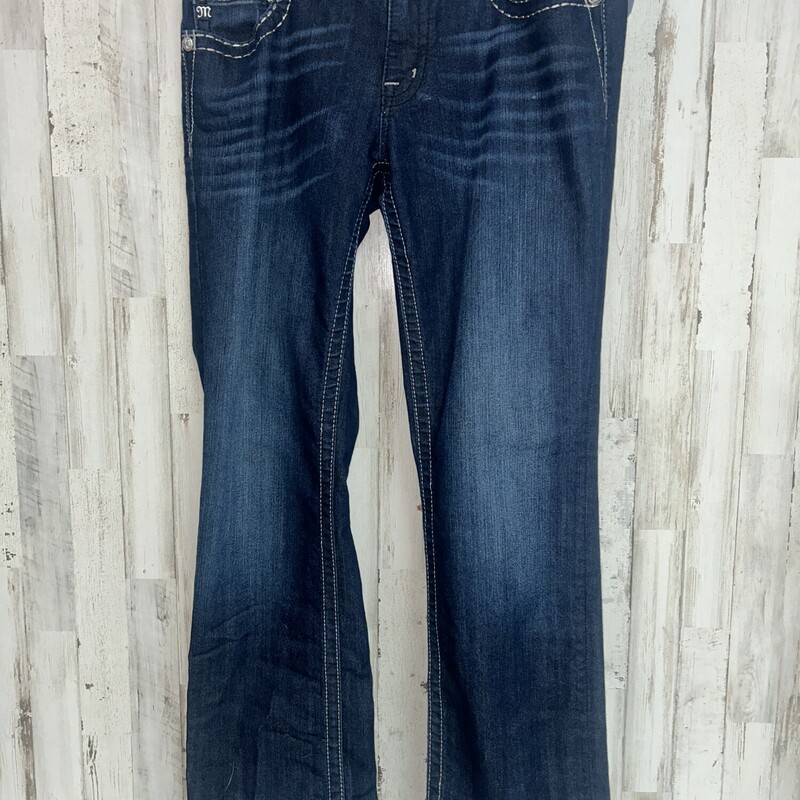 Sz32 Straight Leg Jeans, Blue, Size: Ladies XL