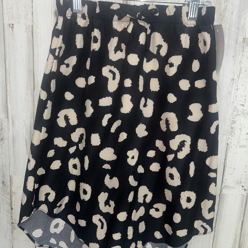 9 Black Spotted Skirt, Black, Size: Girl 7/8