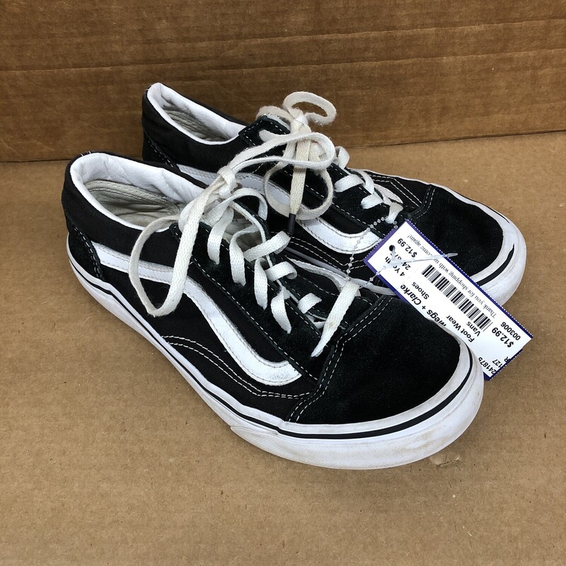 Vans, Size: 4 Youth, Item: Shoes