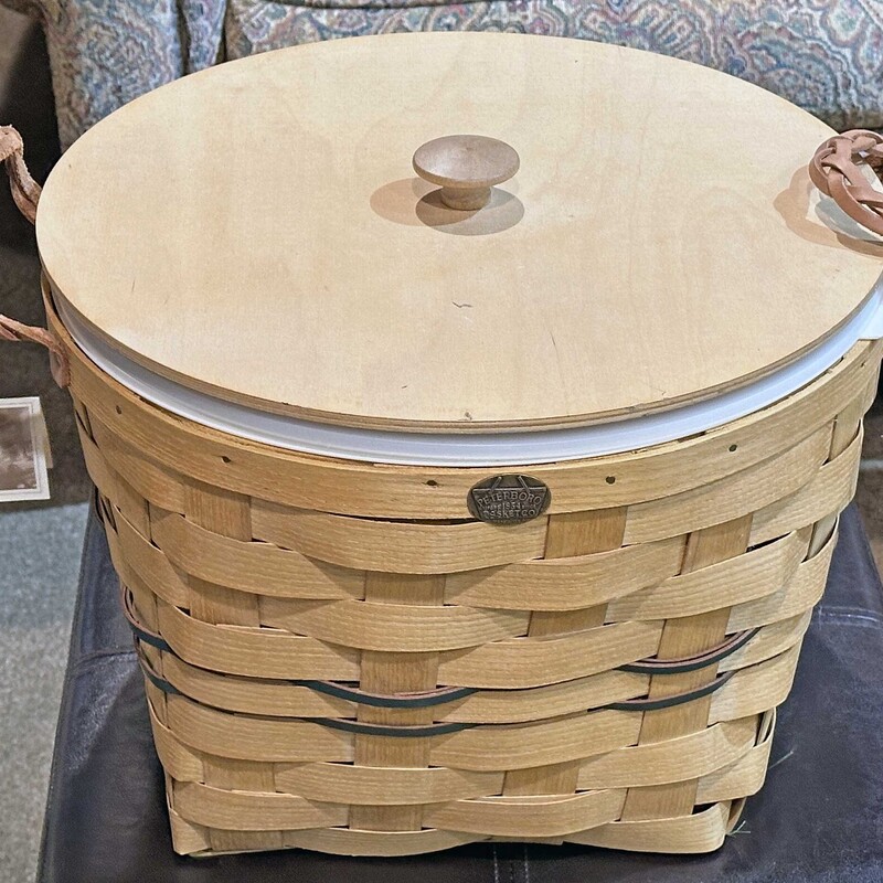 Peterboro Covered Basket