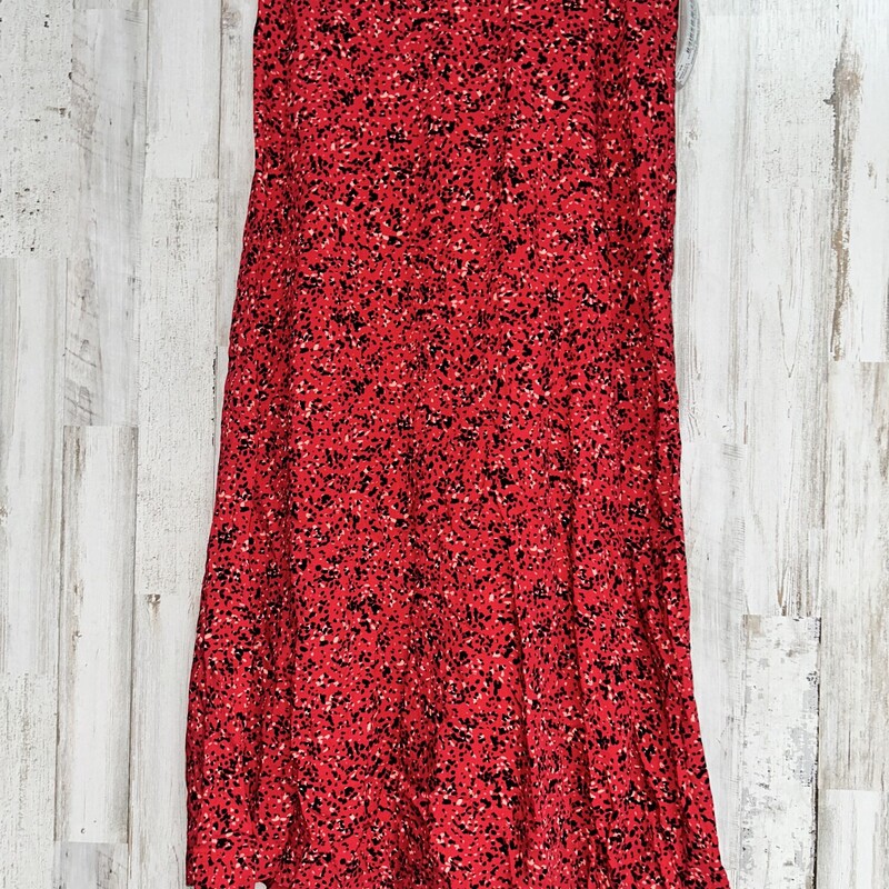 NEW XS Red Printed Skirt, Red, Size: Ladies XS