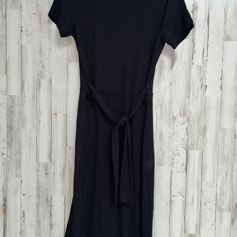 S Black Tie Dress, Black, Size: Ladies S