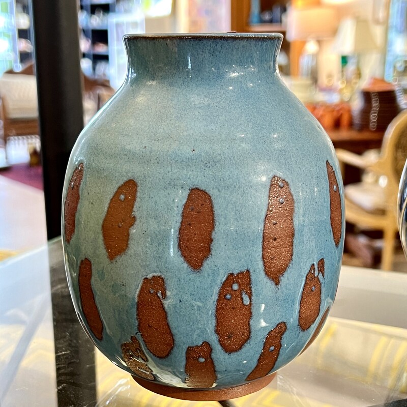 Vase Pottery Signed Sally
