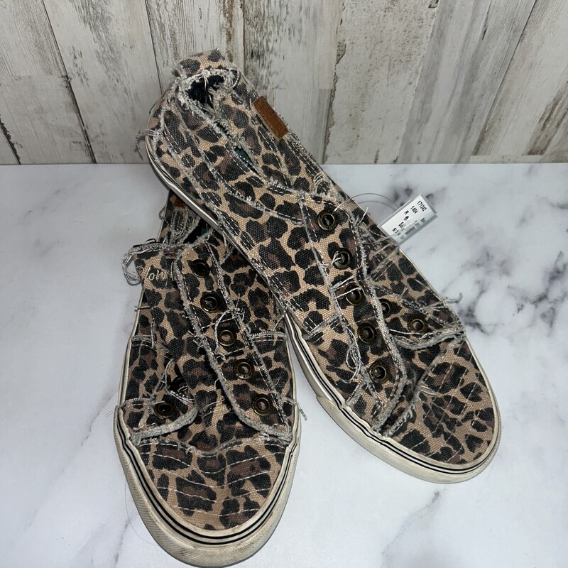 A10 Cheetah Sneakers, Tan, Size: Shoes A10
