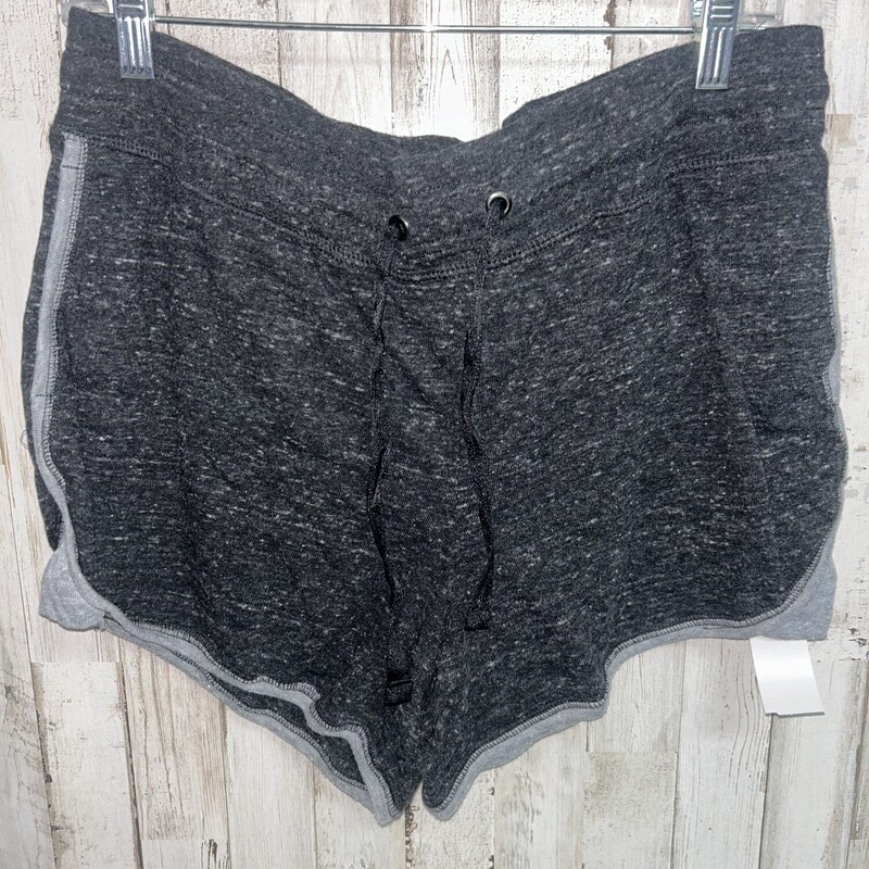 L Grey Heathered Shorts, Grey, Size: Ladies L