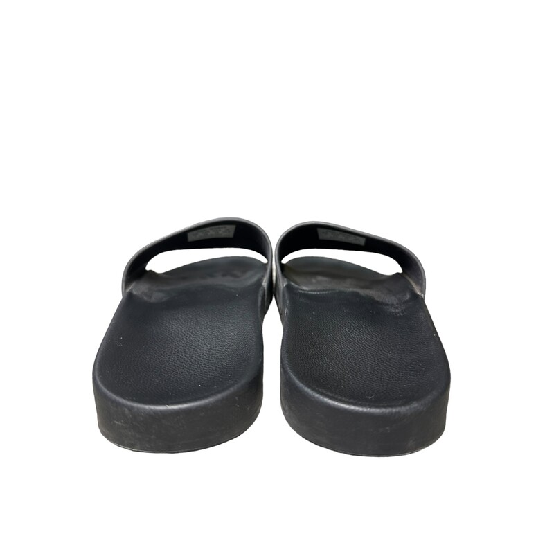 Balenciaga Pool Slides, Black, Size: 10