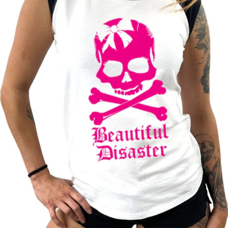 BD Skully Raglan Tee, White, Size: L