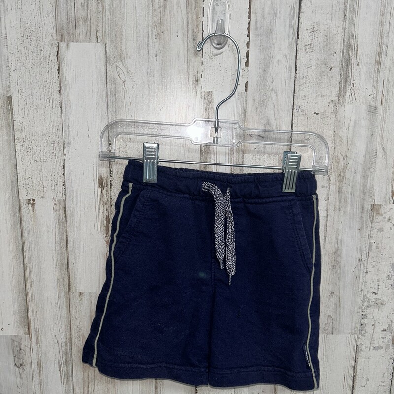 4T Navy Cotton Shorts