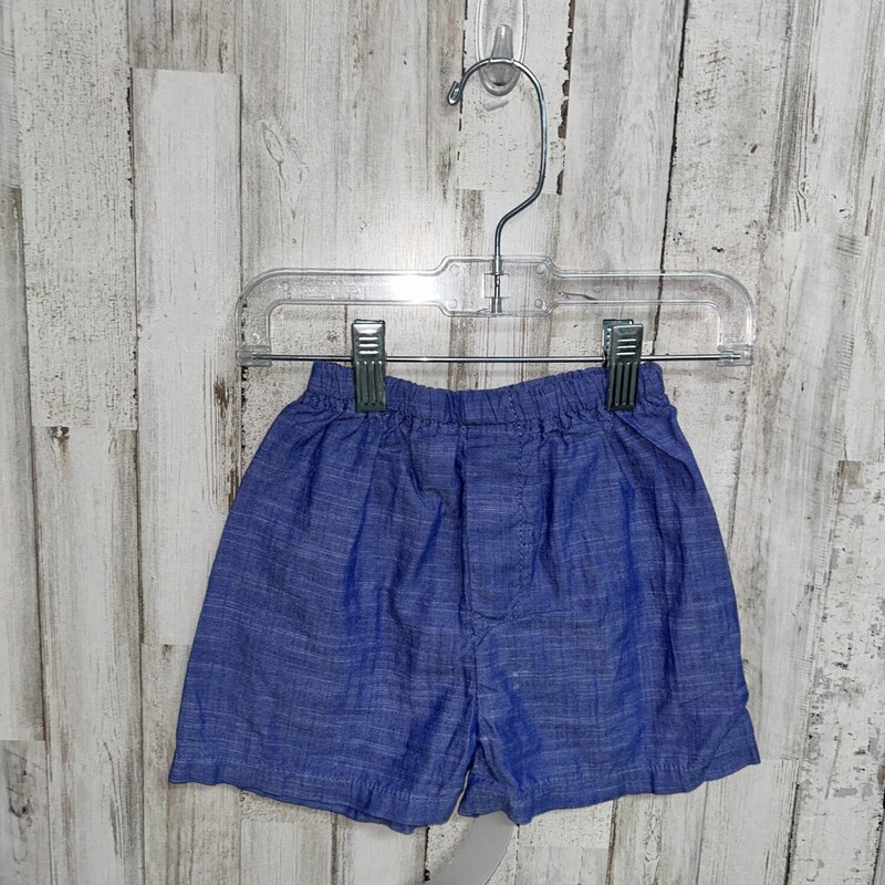 3T Chambray Shorts, Blue, Size: Boy 2T-4T