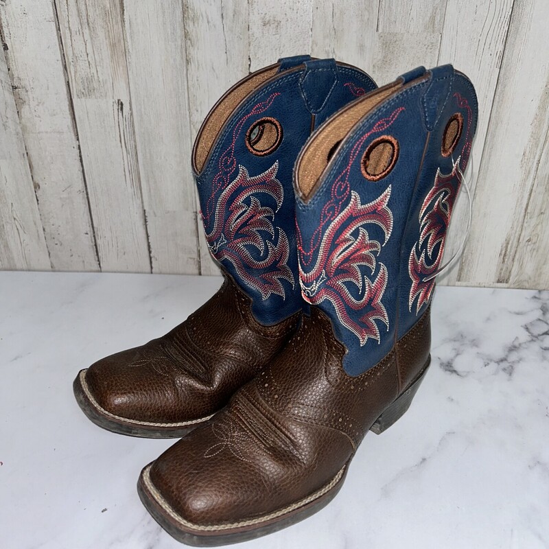Y4 Brown/Navy Boots