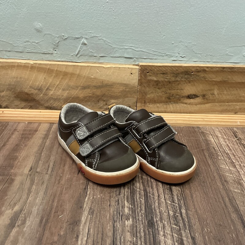 SeeKaiRun Casual Sneak, Brown, Size: Shoes 7