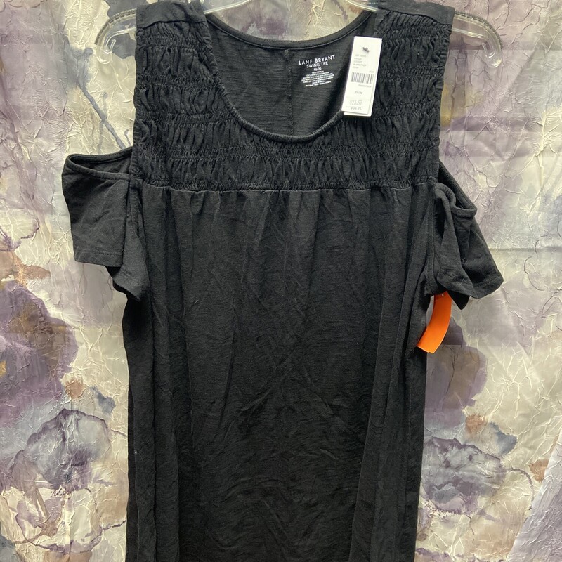 Brand new with tags and retails for $35- cold shoulder knit top in black