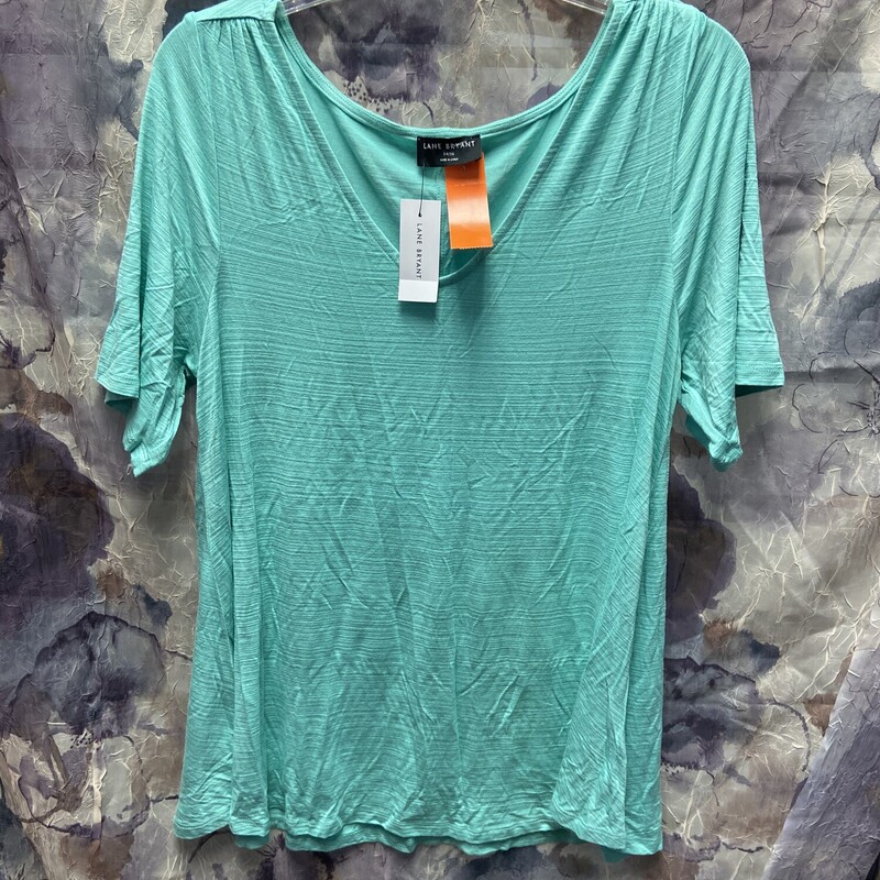 Brand new with tags and retails for $40 - teal green tee with short sleeves.