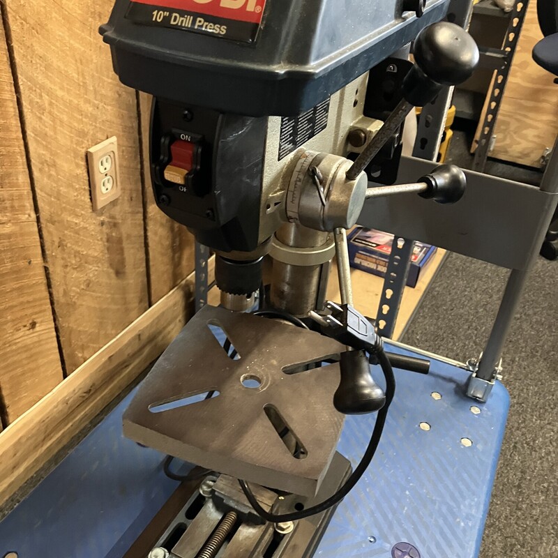 Drill Press, Size: 10in Ryobi
with vise