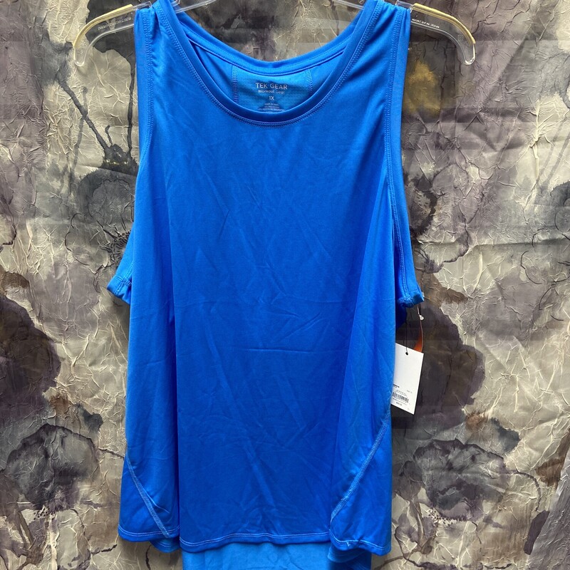Brand new with tags and retails for $20. Activewear style tank top in blue.