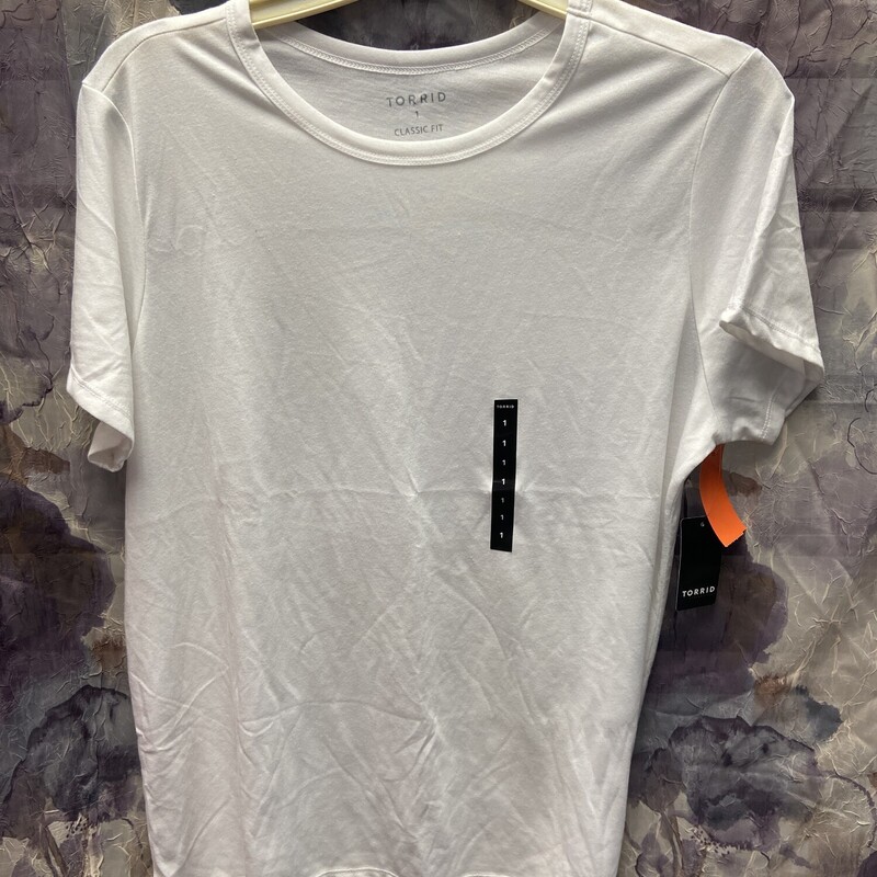 Brand new with tags tee in white with short sleeves - retails for $28