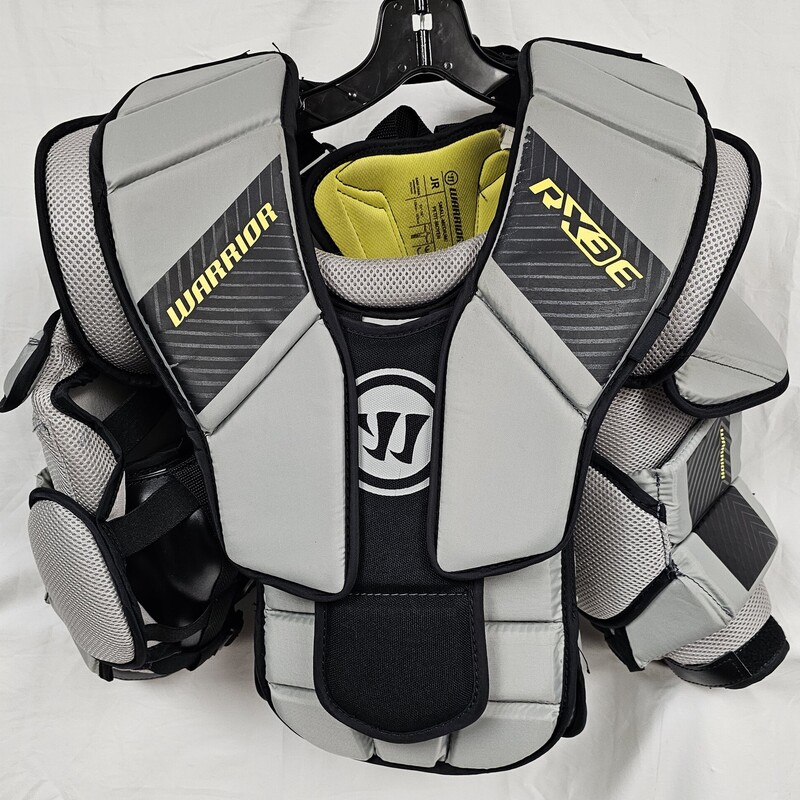 Warrior Ritual X3E Goalie Chest Protector, Size: Jr S/M, pre-owned